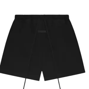 Men's Casual Black Sweatshorts