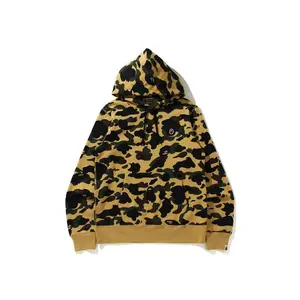BAPE 1st Camo One Point Pullover Hoodie Yellow (men) by StockX