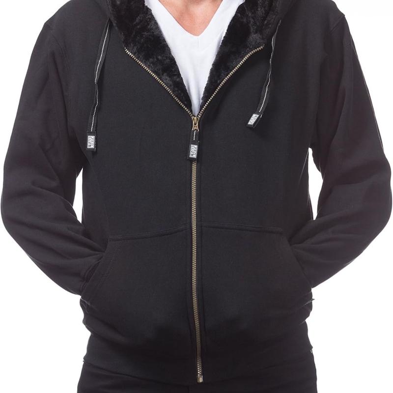 Pro Club Men's Heavyweight Pile Full Zip Hoodie - 60% Cotton 40% Polyester, Soft Durable 13oz Fleece, Relaxed Fit, Perfect for Winter