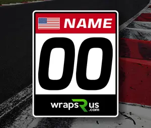 Customized Race Door Card