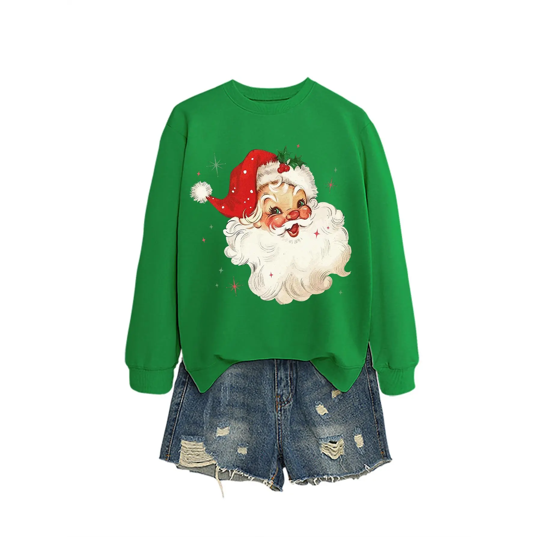 Grass green hoodie (color picture)