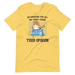 Your Opinion Unisex t-shirt 2026 Graphic T-shirt Outfit Idea, Oversized Street Style Tee,Trending US Fashion #tshirt #tshirtoutfit #viraltee #outfitinspo #streetstyle #everydayfit #minimalstyle #summertee #tiktokshopfinds #trendalert
