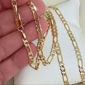 Shining Golden Figaro Necklace