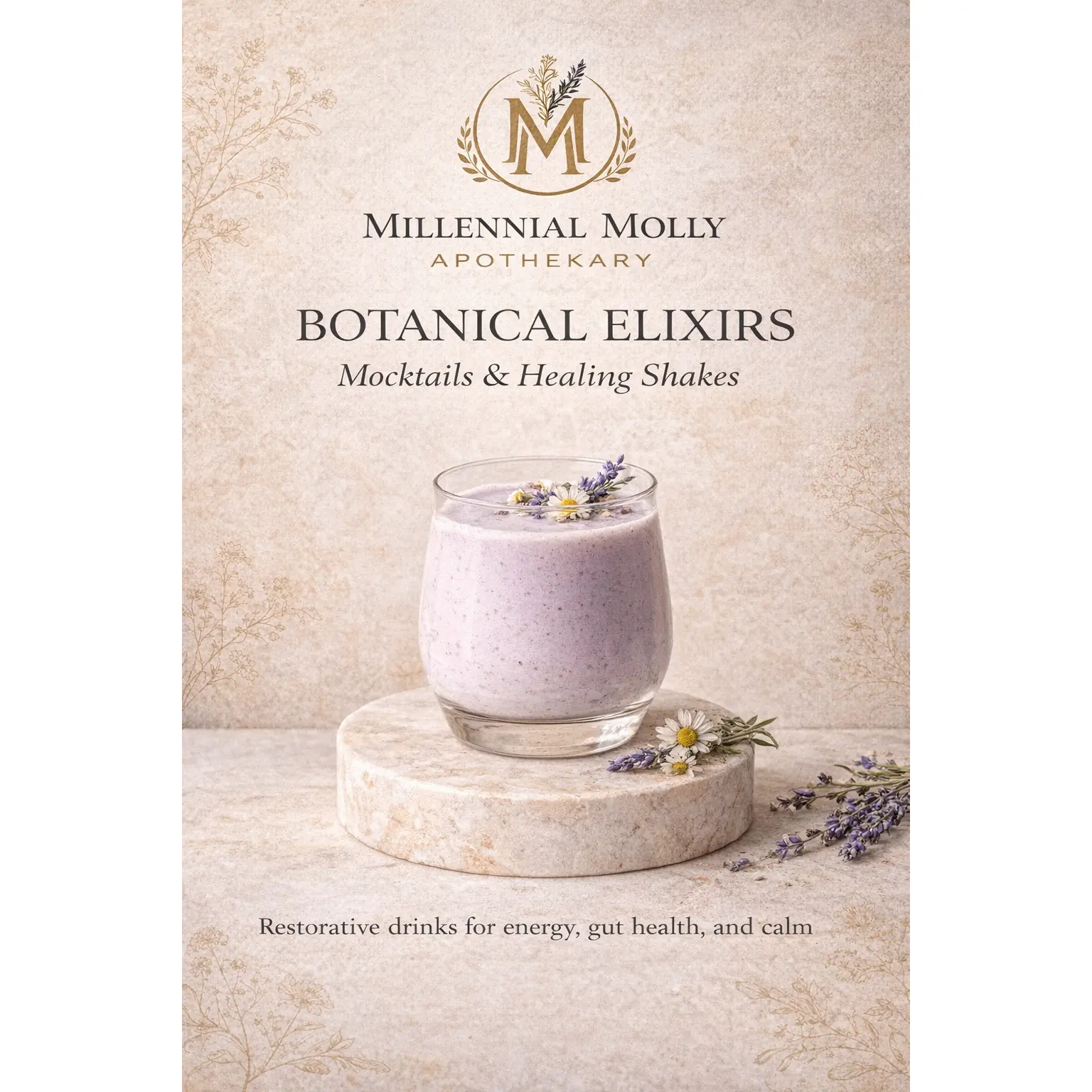 Botanical Elixirs: Herbal Mocktail Recipe book