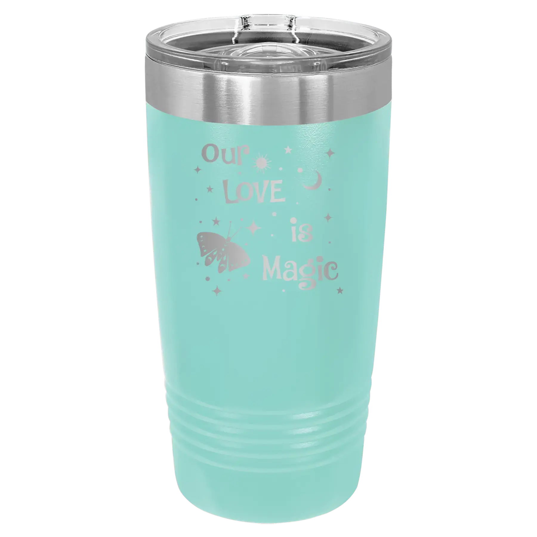 Our Love is Magic 20 oz Tumbler | Teal