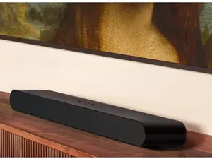 HW-S50B/ZA 3.0ch All-in-One Soundbar w/Dolby 5.1, DTS Virtual:X, Q Symphony, Built in Center Speaker, Adaptive Sound Lite, Bluetooth Multi Connection, 2022 Black
