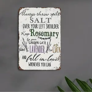 Practical Witch Funny Novelty Metal Sign - Vintage Inspirational Magic Wall Art | Birthday Graduation Gift for Home Room Decor | 8x12 Inch