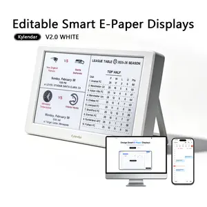 Kylendar E-Paper Smart Display: Upgraded Version 2.0 — 2026 Family Calendar. A Multifunctional, Editable Smart Planner and Organizer with Stand—An Efficiency-Boosting Device and the Perfect Gift for Successful Individuals.