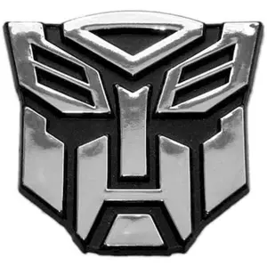 Transforming Auto Robot Emblem-[Finish Finish][2 1/2'' Tall]