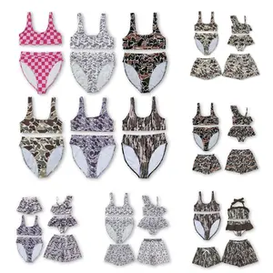 Family Beach Swim Wear Adult Women Camo Swim Suit 2pcs Women Swim Wear Beach Wear Bathing Suit Women bikinis