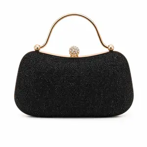 Black evening clutch