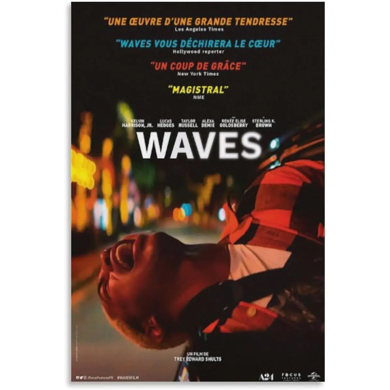 Waves Movie Poster 3 Living Room Printing Oil Painting Interior Decoration Poster