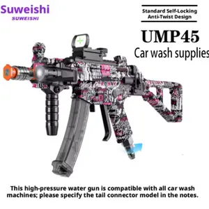 Speedy Ump45 High-Pressure Car Wash Tool, Powerful Cleaning Machine, Home Use Car Washer, Pa Foam Bucket, Plastic Enclosure