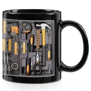 Funny Coffee Mug - Mechanic Toolbox Set, 11oz Mug for Auto Mechanics, Unique Gifts for Birthdays, Holidays, Christmas, Perfect Coffee Cup