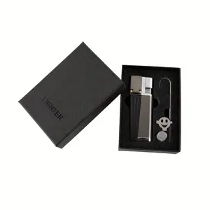 Refillable Metal Butane Lighter with Adjustable Soft Flame, Camping & Outdoor Use (Butane Not Included)