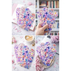 Spring Floral Bookmarks | Polymer Clay Butterfly & Flower Page Markers