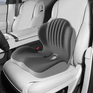 Ergonomic Memory Foam Seat Cushion with Lumbar & Back Support, Keeps Spine Aligned, Relieves Back Pain, Reduces Pressure, Absorbing Pressure, Ideal for Office Chairs, Stools, and Car Seats, Perfect Gift for Parents & Friends, The Most Thoughtful Gift
