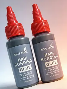 Salon Hair Extension Glue Water, 2 Bottles, 1 Bottle 30ML, Easy to Use Wig Tape Adhesive, Hair Bonding Agent, All Seasons