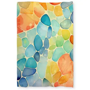 MWW C1DCTSW0ICA9QX Blobs Green Twin Size Duvet Cover - Eco-Friendly Home Decor Essential