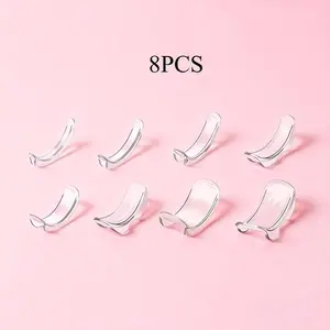 8 Piece Transparent Invisible Ring Adjuster Set, Spiral Spring Design, Super Fit, Anti-Drop, Protect Jewelry, Affordable Solution