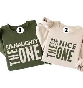 Matching 6-7 Christmas Sweatshirt, Set Funny Couple Holiday Sweatshirt, Pub Crawl & Xmas Party Sweatshirt