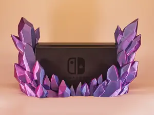 Crystal Nintendo Switch Dock Cover - Decor TV Stand Decoration - Original+OLED Switch Compatible