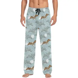 American Bald Eagle Mens Pajama Pants Lounge Men's Pajama Bottoms Soft Sleep Pants With Pockets XL