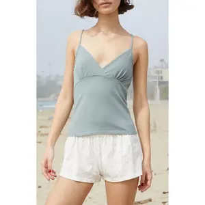 John Galt Women's Sage Overlap Tank Top