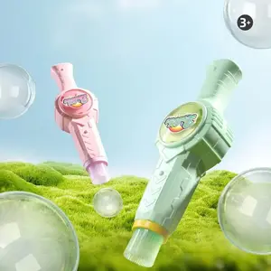 Mist Bubble Machine for Kids – Elastic Bubble Fog Wand, Smoke Bubble Sword, Interactive STEM Toy with Lights & Music, Parent-Child Fun, Outdoor Summer Play, Birthday Gift for Boys & Girls