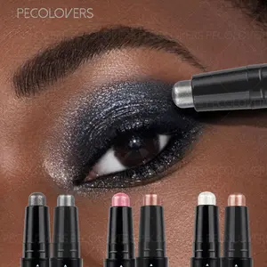 3pcs/set Eyes Corner Brightening High-gloss Pen Double Ended Eye Shadow Stick Highlighter Pen Eyeliner Pencil Lying Silkworm Pearl Glitter Eyeshadow Stick Eye Makeup