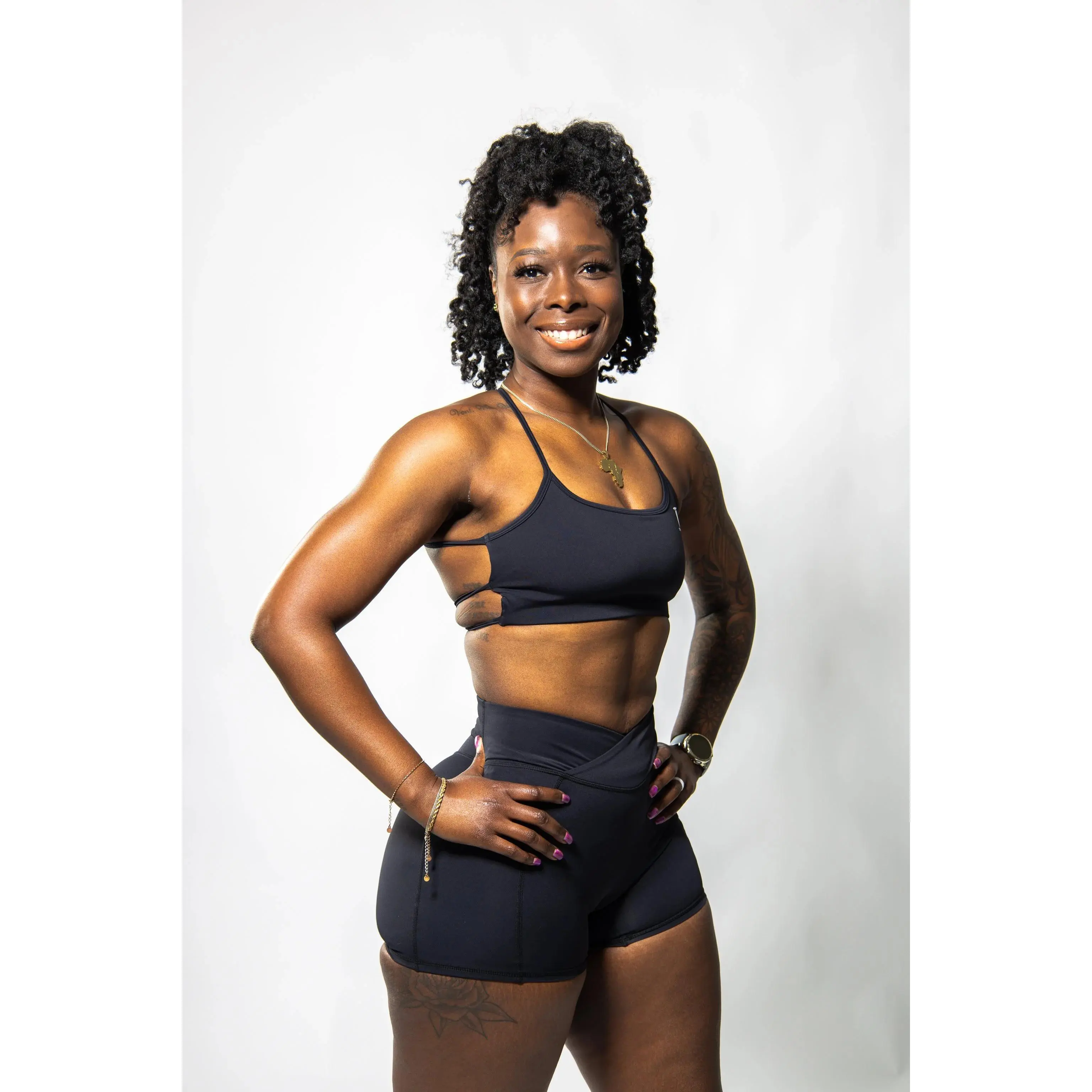 Essential Active Shorties & Sports Bra Set