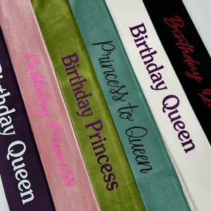 The Year Two Thousand Custom Birthday Sash