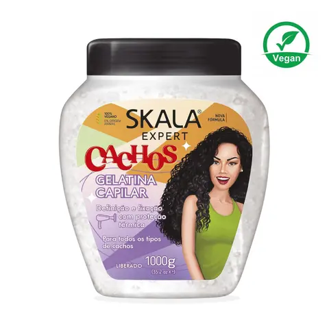 SKALA Expert Cachos Hair Jelly Gel for Curly Haircare Defined and frizz-free Treatment Hydration