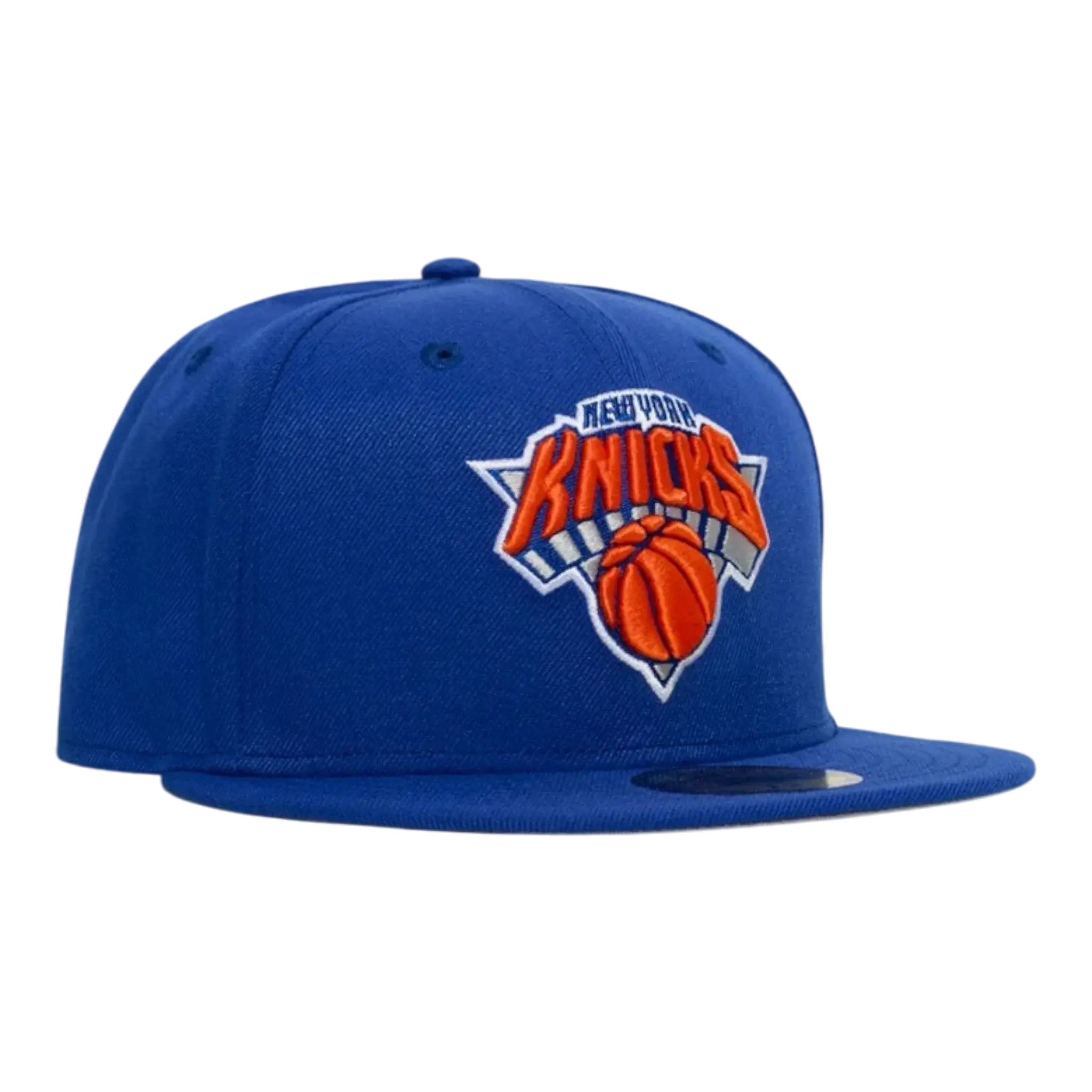 New Era 59FIFTY New York Knicks Fitted in Royal/Orange | Fitted Cap