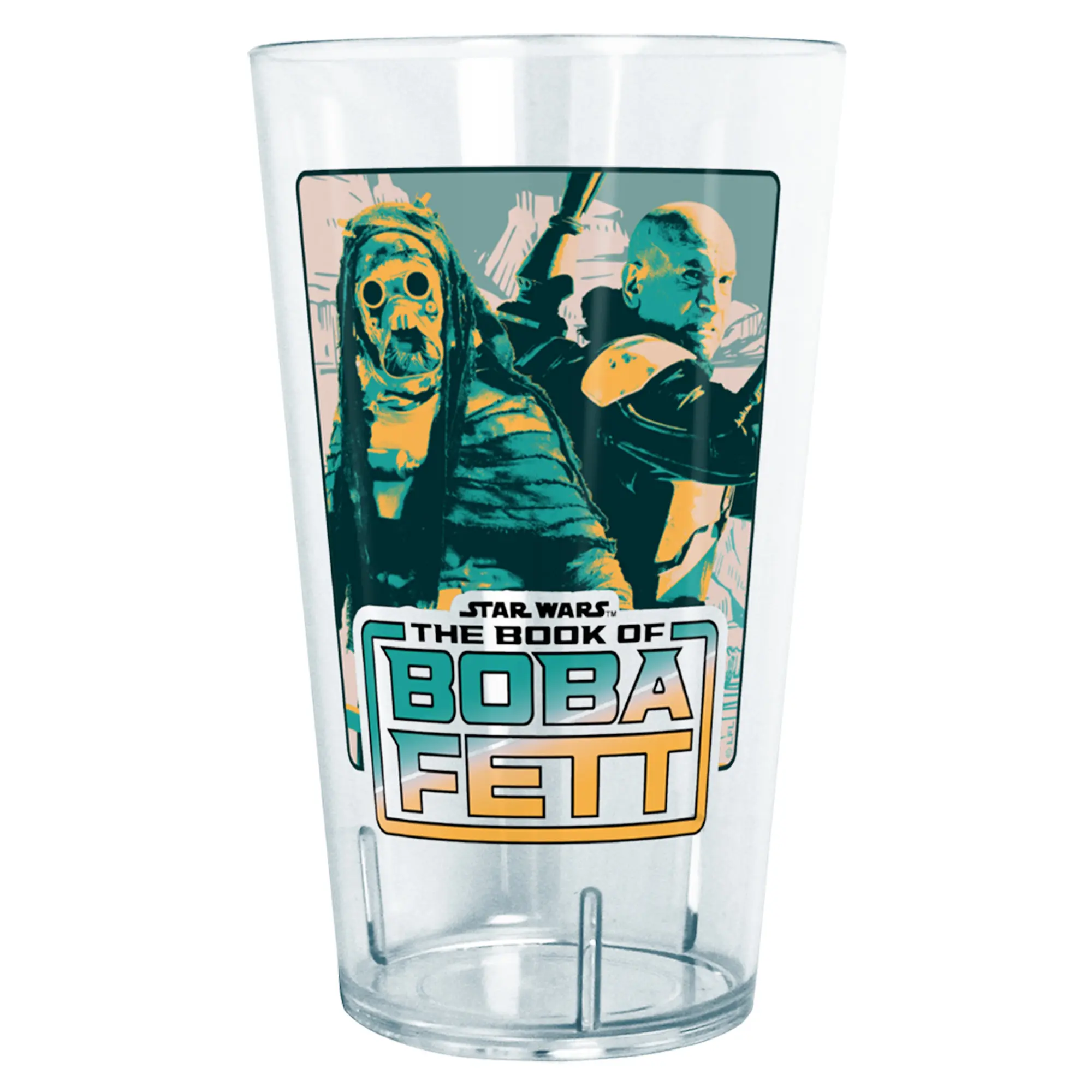 Star Wars: The Book of Boba Fett Tatooine Survivors Printed Graphic Single Plastic Tritan Drinking Cup - Reusable Everyday Tumbler (Kitchenware Drinkware)