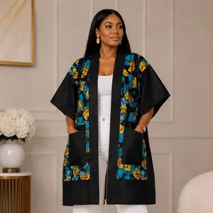 Ankara Short Kimono Dress