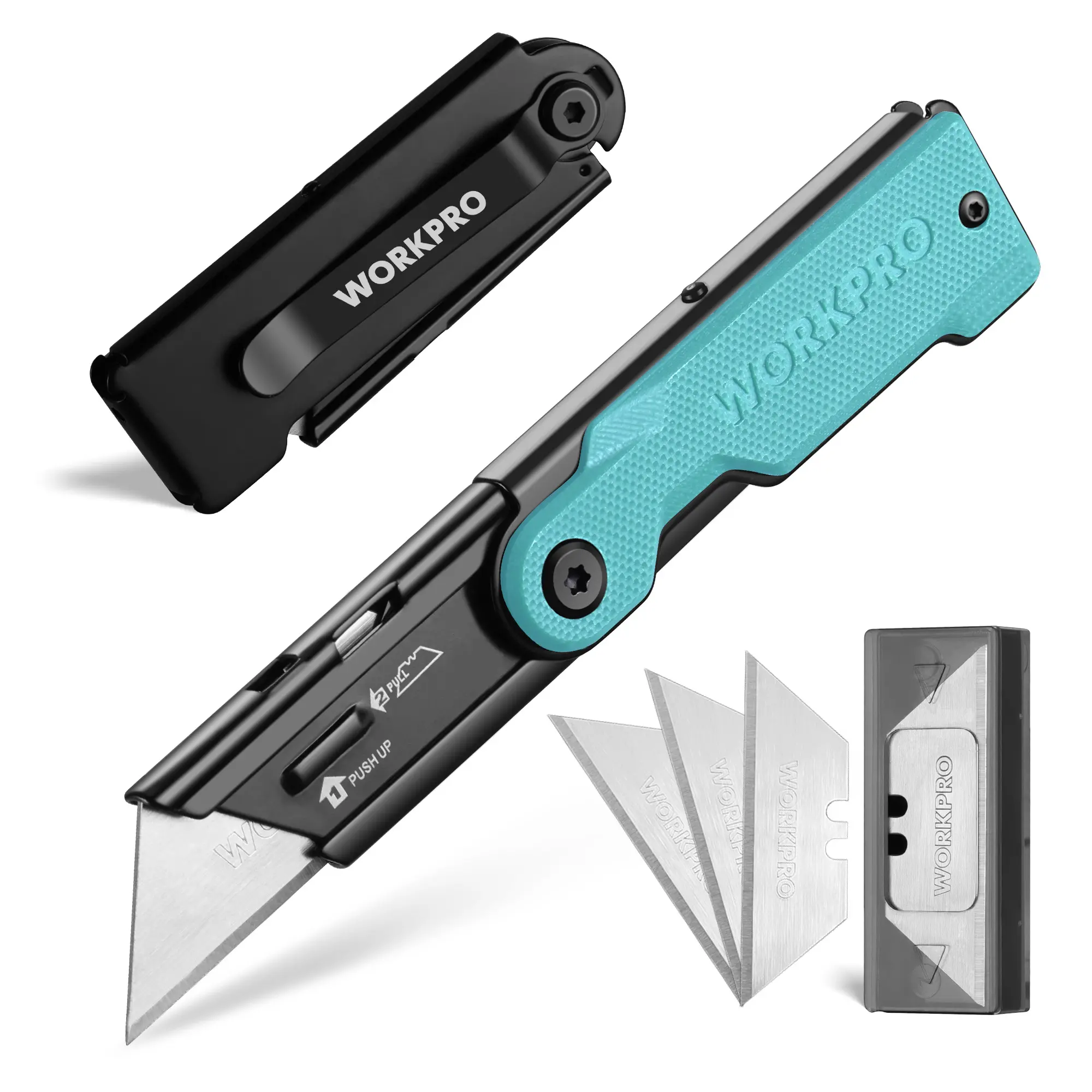 Blue-G10 Handle(1 pack)