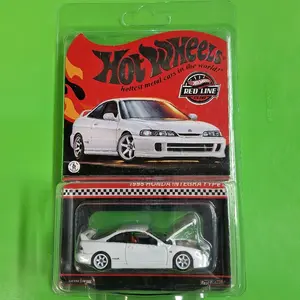 Hot Wheels 1995 Honda Integra Type R Red Line Diecast Car Model White Collectible Toy