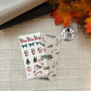 Christmas, Spooky and Seasonal Saving Challenges | Saving Trackers | Matte Vellum Envelope