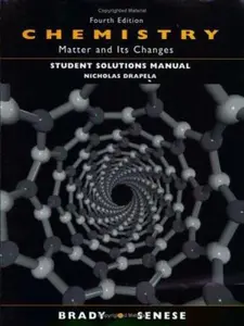USED-Chemistry, Student Solutions Manual: Matter and Its Changes by James E. Brady (Paperback)