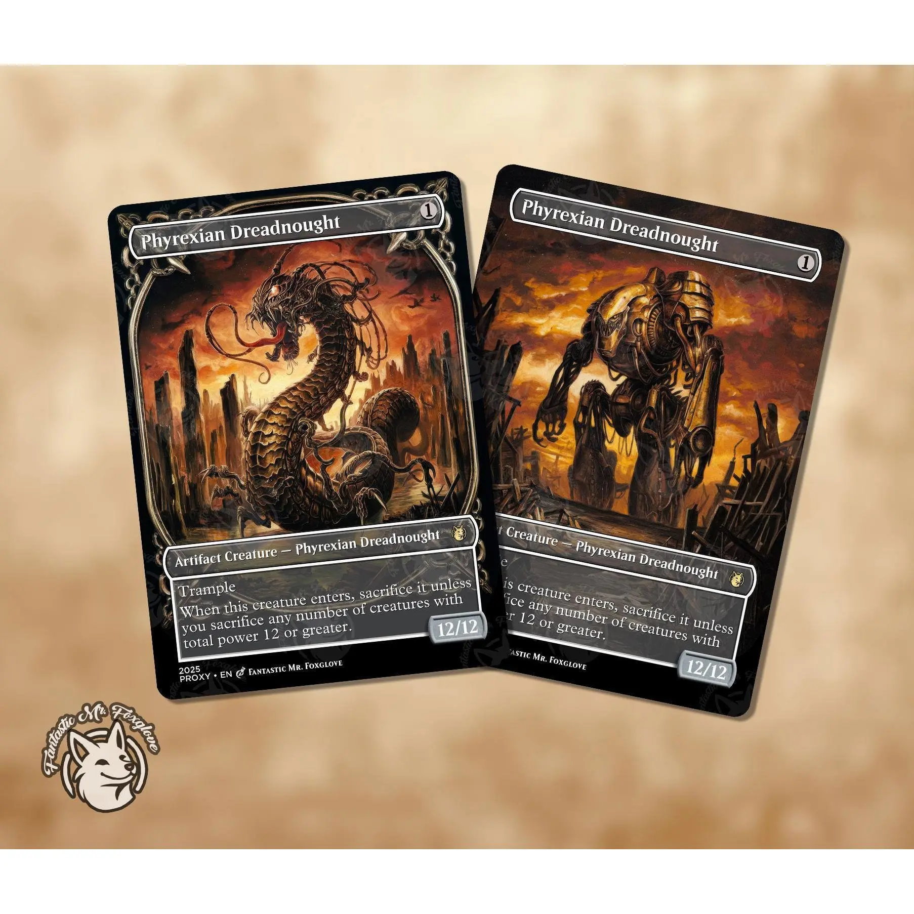 Phyrexian Dreadnought | Proxy Card — Choose Your Art!
