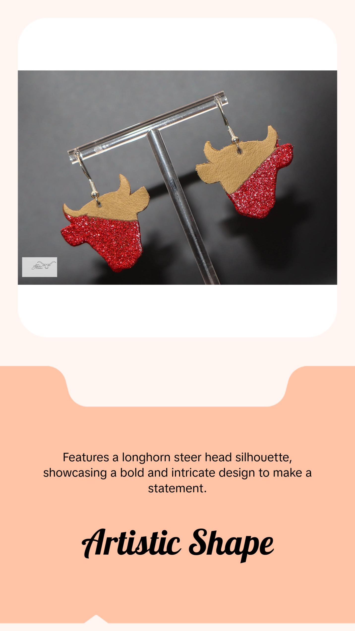 Longhorn Earrings - grab attention everywhere you go