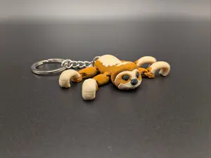 Sloth Keychain Fidget Buddy – Cute 3D Printed Mini Charm