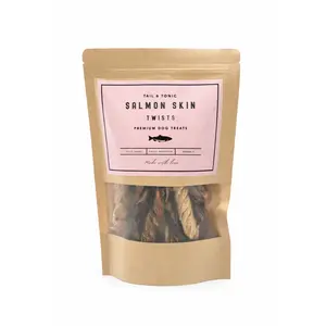 Salmon Skin Twist  – Single Ingredient Dog Treat