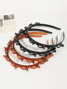 4pcs novel multi-functional headband, colorful headband suit, suitable for women's band, fashionable women's hair accessories, simple hair accessories for daily wear, women's headband, Headband Set