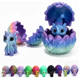 15-Piece Mini Dragon Egg Surprise Set: Includes Dragon Eggs and 1 Mini Dragon; Ideal as Easter, Valentine's Day, or New Year's Gift Basket Fillers and Small Animal Egg Toys.