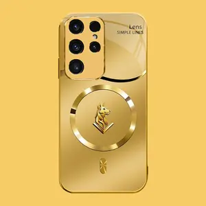 Suitable for [Galaxy S23 Ultra] high-end MagSafe phone case，Features a magnetic attachment function，choose from the Twelve Zodiac Signs—featuring an ultra-minimalist, premium design. YM99