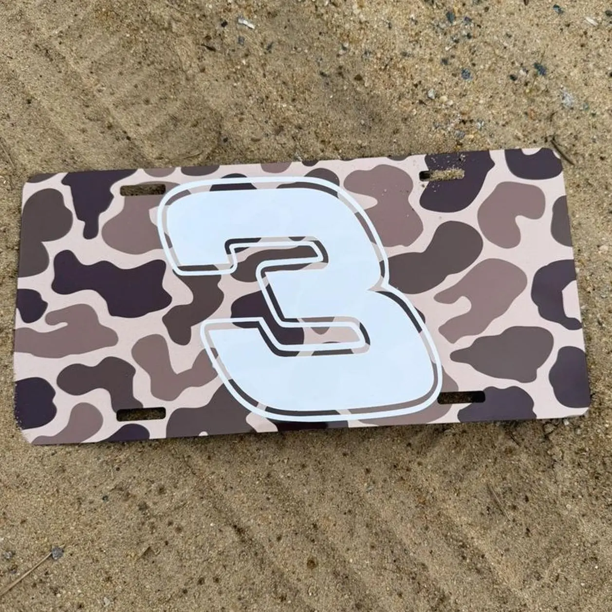 Dale Earnhardt Number 3 License Plate for Cars and Trucks - Custom NASCAR Fan and Legend Accessory DO IT FOR DALE Vehicle