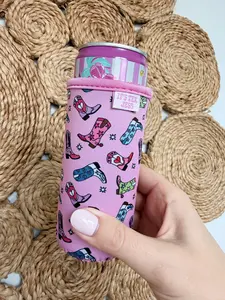 Slim Can Sleeve - Cowgirl Boots