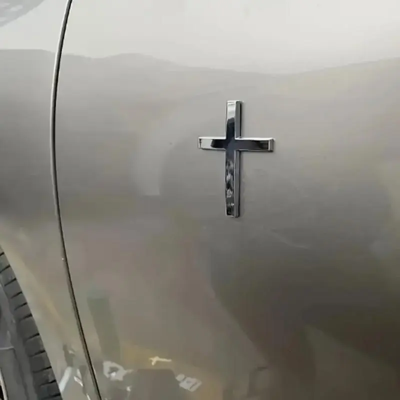 Christian Cross Sticker for Cars, Car Exterior Decorative Vehicle Exterior Decoration Universal Accessories for Suv & Motorcycle, Stylish Car Decal for Personalization